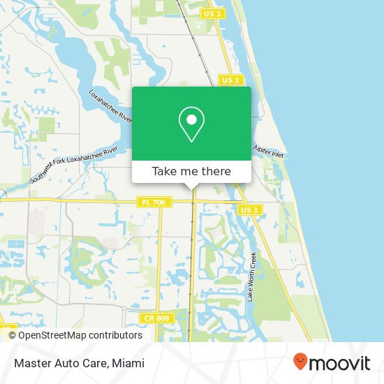 Master Auto Care map