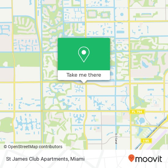 Mapa de St James Club Apartments