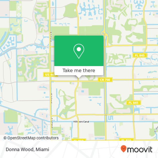 Donna Wood map