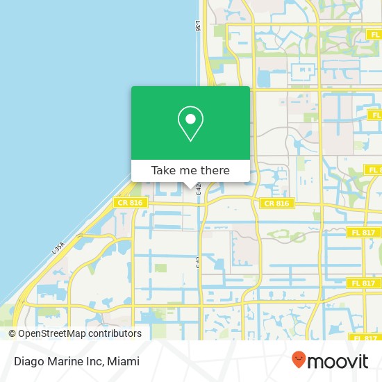 Mapa de Diago Marine Inc