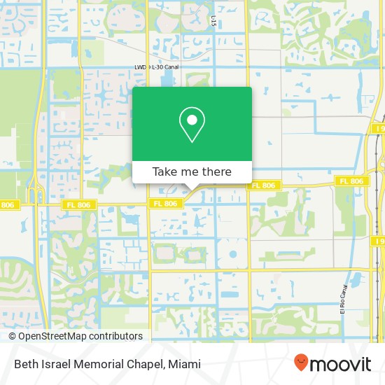 Beth Israel Memorial Chapel map