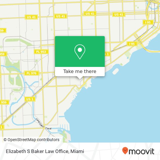 Elizabeth S Baker Law Office map