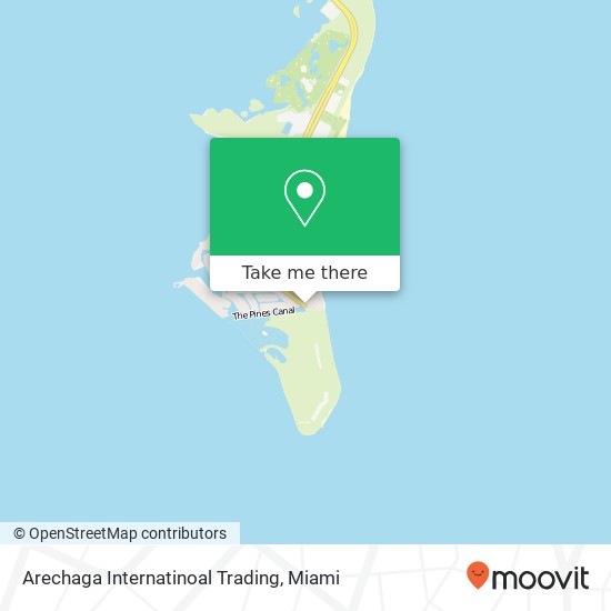 Arechaga Internatinoal Trading map