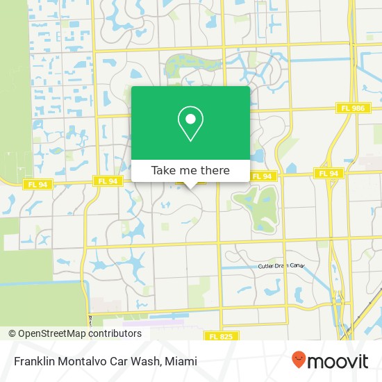 Mapa de Franklin Montalvo Car Wash