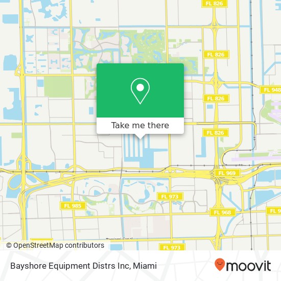 Bayshore Equipment Distrs Inc map