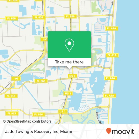 Jade Towing & Recovery Inc map