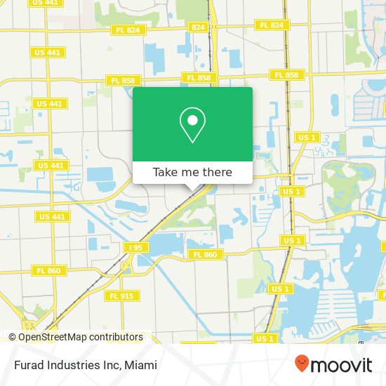 Furad Industries Inc map