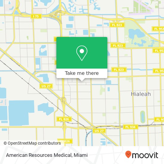 Mapa de American Resources Medical