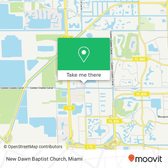 Mapa de New Dawn Baptist Church