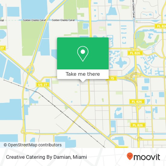 Mapa de Creative Catering By Damian