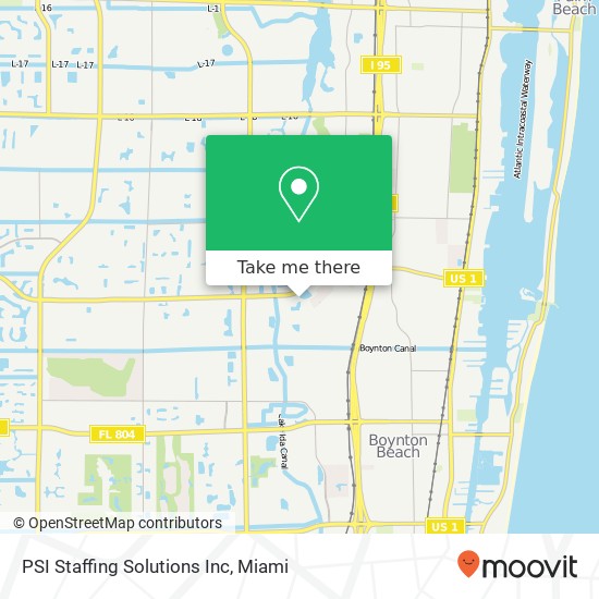 PSI Staffing Solutions Inc map