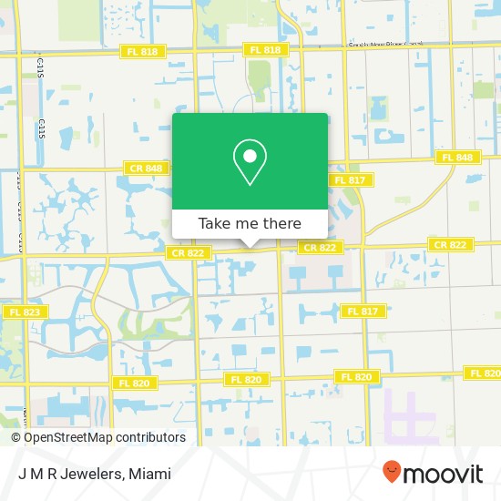 J M R Jewelers map