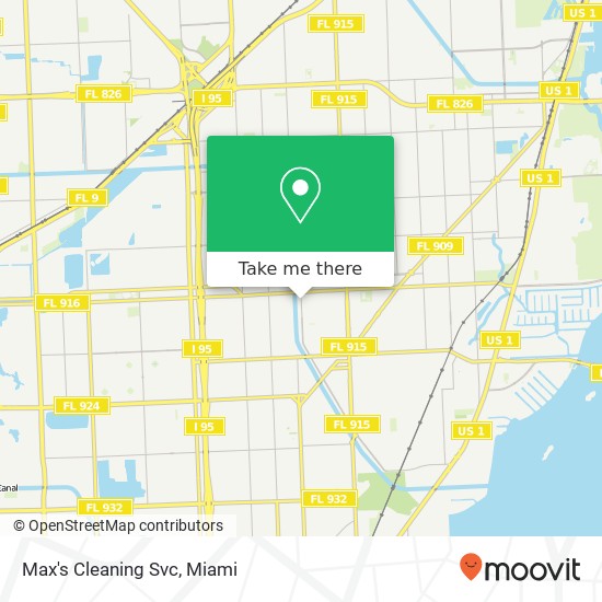 Max's Cleaning Svc map