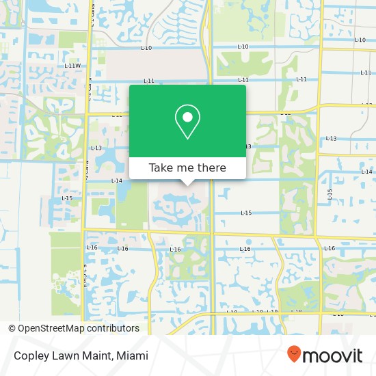 Copley Lawn Maint map