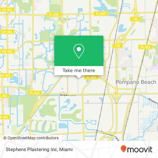 Stephens Plastering Inc map