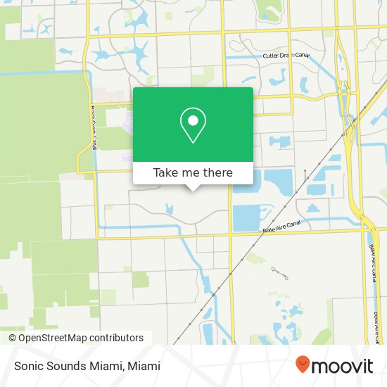 Sonic Sounds Miami map