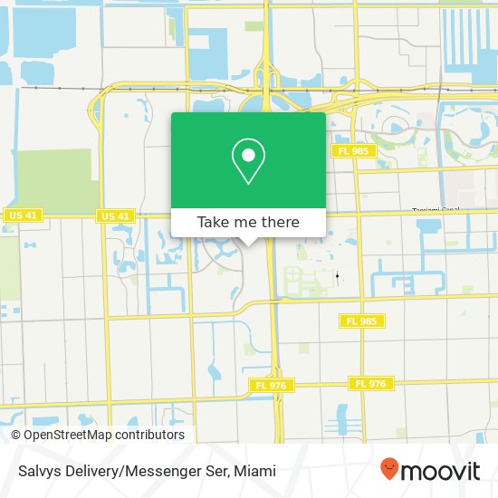 Mapa de Salvys Delivery/Messenger Ser