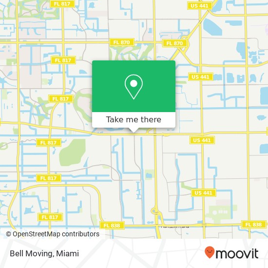 Mapa de Bell Moving