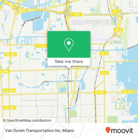 Van Doren Transportation Inc map