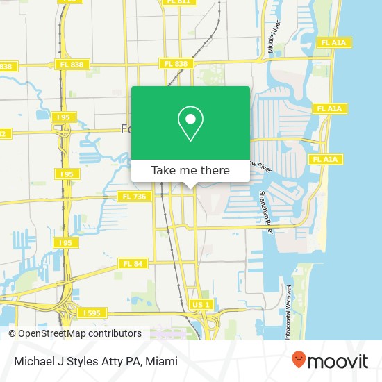 Michael J Styles Atty PA map