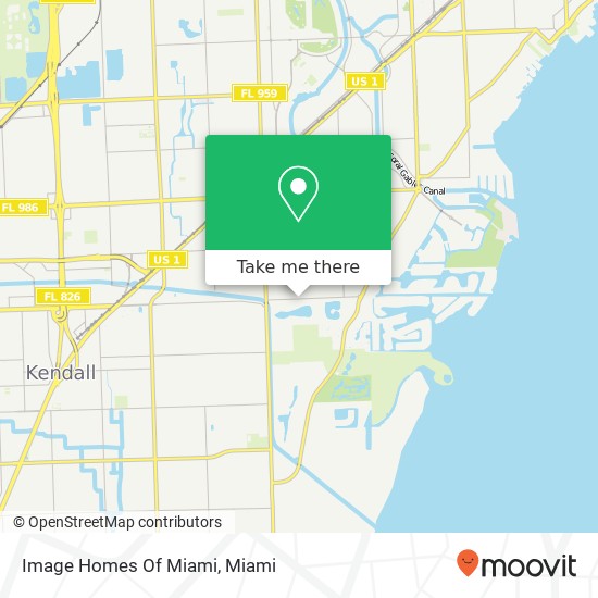 Mapa de Image Homes Of Miami