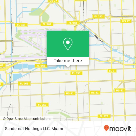 Sandemat Holdings LLC map