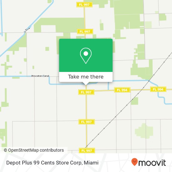 Mapa de Depot Plus 99 Cents Store Corp