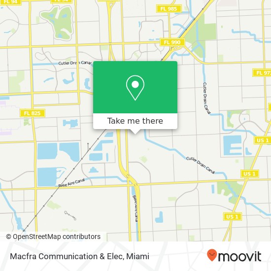 Mapa de Macfra Communication & Elec