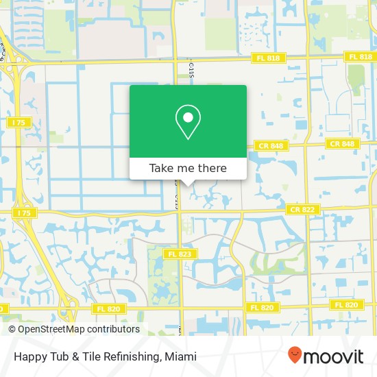 Mapa de Happy Tub & Tile Refinishing