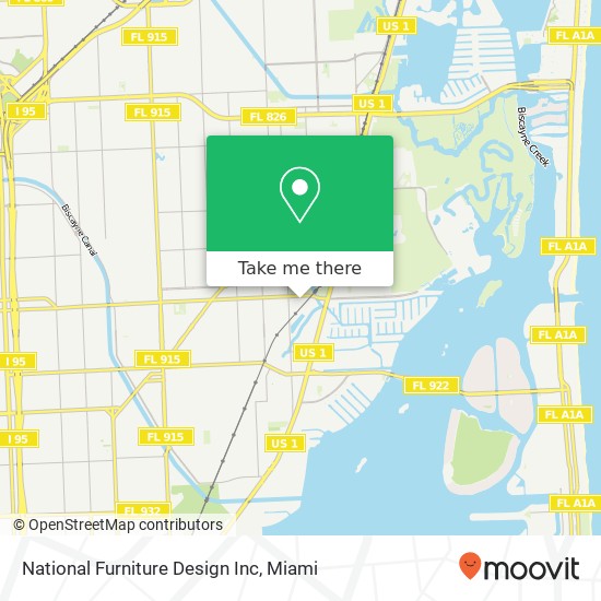 National Furniture Design Inc map