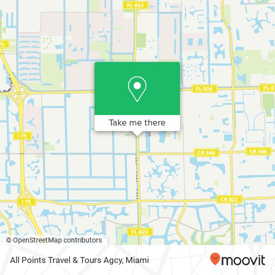 Mapa de All Points Travel & Tours Agcy