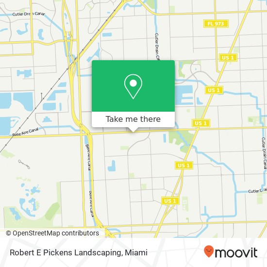 Robert E Pickens Landscaping map