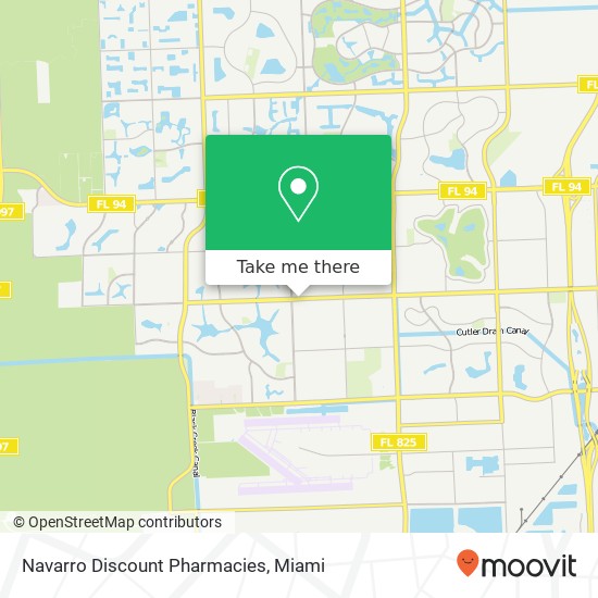 Mapa de Navarro Discount Pharmacies