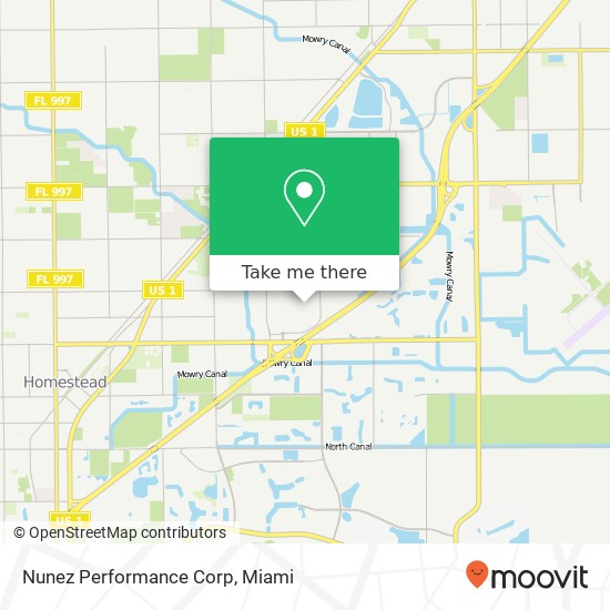 Mapa de Nunez Performance Corp