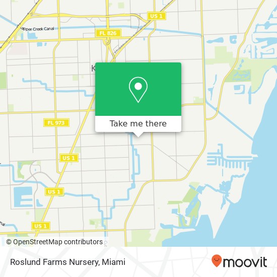 Roslund Farms Nursery map