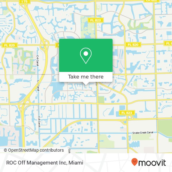 ROC Off Management Inc map