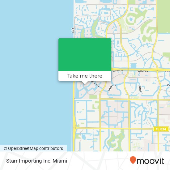 Starr Importing Inc map