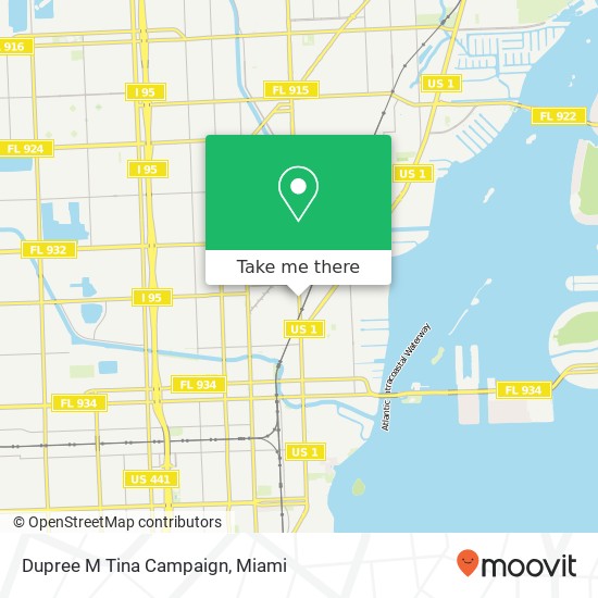 Mapa de Dupree M Tina Campaign
