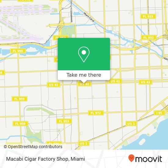 Macabi Cigar Factory Shop map