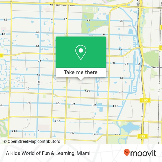 A Kids World of Fun & Learning map