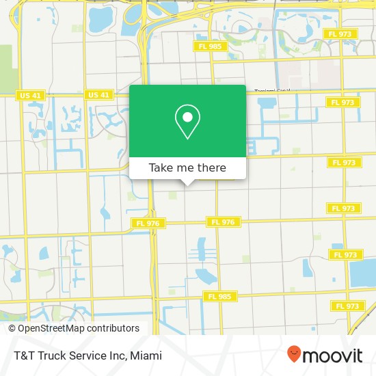 Mapa de T&T Truck Service Inc