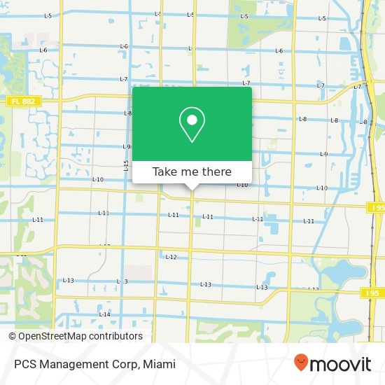 PCS Management Corp map