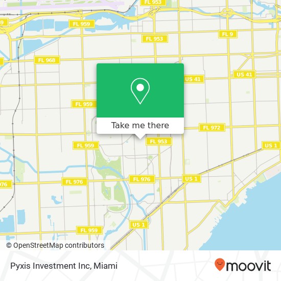 Pyxis Investment Inc map