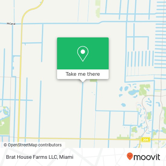 Mapa de Brat House Farms LLC