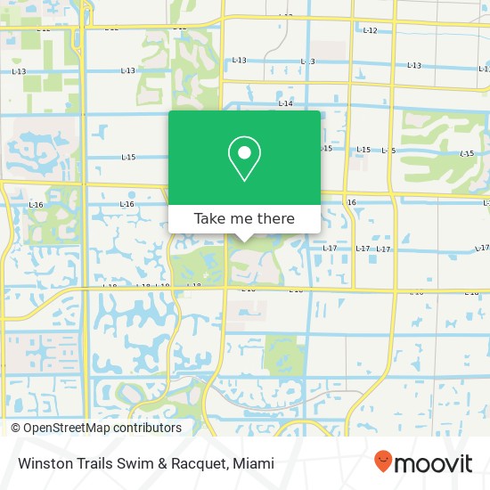 Mapa de Winston Trails Swim & Racquet