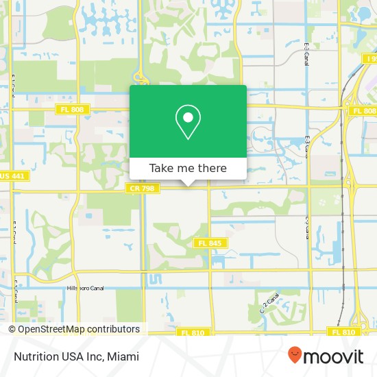 Mapa de Nutrition USA Inc