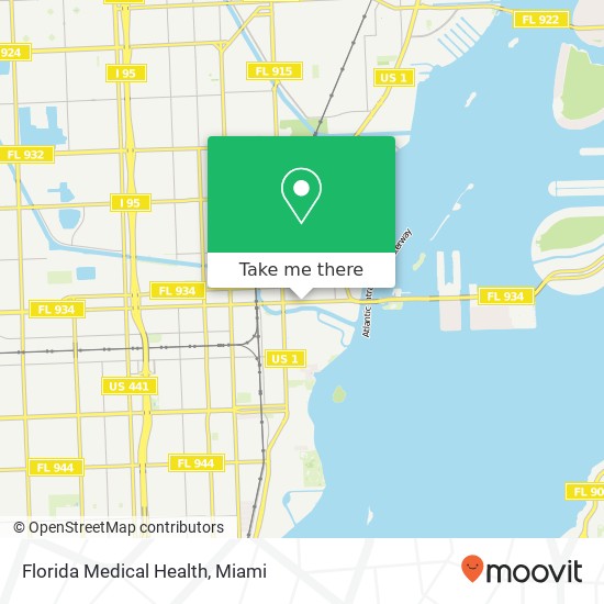 Florida Medical Health map