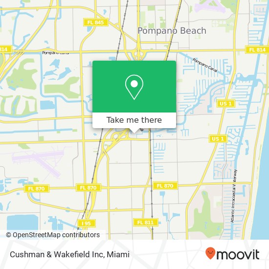 Cushman & Wakefield Inc map