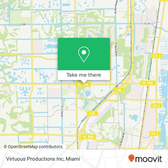 Virtuous Productions Inc map