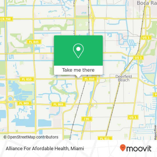 Mapa de Alliance For Afordable Health